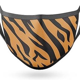 Tiger Textured Printed 2 ply Cloth Face Mask-picture-50