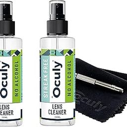 OCULY 100ml (Pack of 2) Spectacle Lens Cleaner with Japanese Microfiber Cloth & Mini Screwdriver,Liquid Cleaning Kit for Blue Filter antiglare Glasses, Goggles, Laptop Screen-picture-31