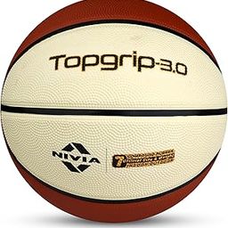 Nivia Top Grip 3.0 Basketball, As per BFI Standard, 8 Panels, Soft Rubber Cover Molded with Pebbled Text, Butyl Threadwounded Bladder, Made for Tournaments, to Play on All Indoor & Outdoor Surfaces-image-47