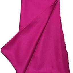BKRKJ Women's 100% Wool Pashmina Heavy Winter Fabric for Stitching Woollen Suits Salwars Shirts Kurta Pyjama Pathani Suits Blouse Width 44 inch (Rani Pink, 2.5 Meter)-image-11