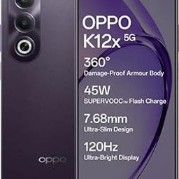Oppo K12x 5G with 45W SUPERVOOC Charger in-The-Box (Midnight Voilet, 128 GB) (6 GB RAM)-image-99