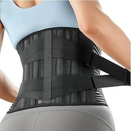 ZEDAN Lower Back Brace Lumar Support | Waist Belt for Back Pain & Sprains Relief | Compression Belt with Dual Adjustable Strap | For Men & Women | Universal-image-78