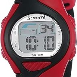 Digital Grey Round Dial Unisex Casual Watch-NN87011PP02-image-27