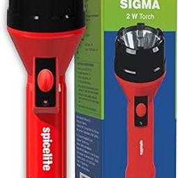 Spicelite Sigma an Rechargeable LED Torch Flashlight – ABS Construction, User-Friendly Silicon Button, Fast USB Type-C Charging, Compact & High-Performance Light-26