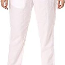 Women's Regular Fit Plain Pure Cotton Regular Fit Palazzo Pant for Women & Girls (KC-CTP-Plain-0021-L) White-picture-23