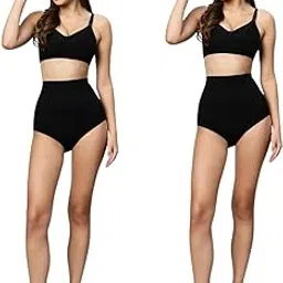tummy Maternity Bra & Panty Set for Women | Padded Nursing Bra with Feeding Access + High Waist Pregnancy Support Panty | Wirefree Comfortable Breastfeeding Lingerie-picture-16