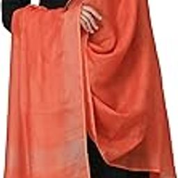HANDLOOM Linen Zari Dupatta for Women and Girl With Pom Pom Edgings-image-0