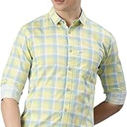 Men Box Checkered Slim Fit Cotton Casual Shirt-image-26