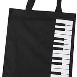 CALANDIS 4xPure Cotton Piano Keys Musical Handbag Tote Bag Shopping Bag Gift Black | Other Accessories | Parts & Accessories | Brass-image-66