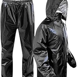 Men Classic Solid Rain coat With Adjustable Hooded-13