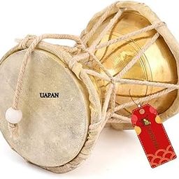 UAPAN Brass Damru Indian Musical Instrument/Pooja Articles/Home Decor & Kids Toys (4inch)-image-74