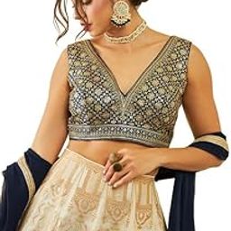 soch Silk Women's Solid Regular Fit Sleeveless Blouse-picture-43