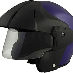 Sage Square Deltz Scooty (ISI Marked) Helmet (Blue Matte)-image-44