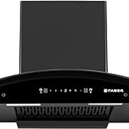 Faber 90cm 1400 m³/hr Autoclean Kitchen Chimney|Broad Body|Curved Glass|Filterless |Touch & Gesture Control|Black Finish|12Yr Warranty on Motor 2Yr Comprehensive by Faber|HOOD TITANIUM IN HC SC FL 90-image-82
