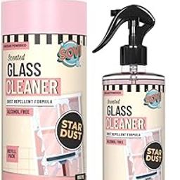 SOVI Glass & Surface Cleaner Stardust – Alcohol-Free Vinegar Based, Removes Dirt, Residue, Fingerprints, Ideal for Windows, Mirrors, Dusting, Gentle Scent, 500ml + 950ml (Pack of 2)-image-72