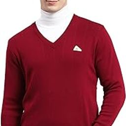 Mens Solid V Neck Full Sleeve Pullover (1241214VN)-image-56