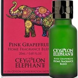 Spa Ceylon Ceylon Elephant Pink Grapefruit Home Fragrance Blend, 100% Pure Natural Essential Oil for Diffusers, Aromatherapy & Candle Making, Zesty & Refreshing Scent, 20ml-picture-32