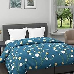 KIAAKSH Super Premium Quilt Cover Single Bed with Zipper Blanket/Comforter/Duvet Cover King Size Glace Cotton Warm Stuff (King Size Dohars) 60x90 Inches SN- 10-image-45