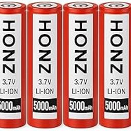 Flysmart 3.7V 5000mAh Lithium Battery – High Capacity Rechargeable Cell for Torches, Speakers, Gadgets (3.7V 5000mAh Batteries, Pack of 6)-image-50