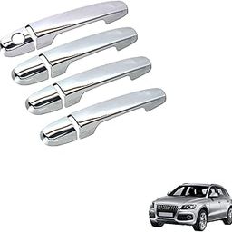 Kozdiko Car Chrome Handles Door Latch Cover Set of 4 Pcs for Audi Q5-25