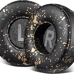 SOULWIT Earpads Replacement for Sony WH-CH500/CH510/CH520,MDR-ZX100/ZX110/ZX110NC/ZX220/XB200/ZX300/ZX330BT,MDR-V100/V150/V200/V250/V300/V400, Ear Pads Cushions for DR-BT101 (70mm PL Black Gold)-image-26