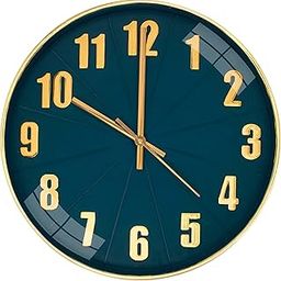 Rylan Wall Clock 12" Silent Quartz Decorative Latest Wall Clock Non-Ticking Classic Clock Battery Operated Round Easy to Read for Room/Home/Kitchen/Bedroom/Office/School.-image-56