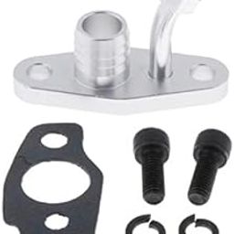MERISHOPP® 2x4AN Oil Feed & Return Flange for CT9 CT12 CT20 CT26 Turbocharger|Motors | Parts & Accessories | Car & Truck Parts | Turbos, Nitrous, Superchargers | Turbo Chargers & Parts-image-5