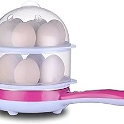 350W Double Layer Egg Boiler and Steamer for Home | Fast Boiled Anda Heater | Kitchen Accessories for Perfect Eggs and Steaming-image-6