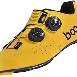 UniQMart_ Road Cycling Shoes Bike Bicycle Racing Shoe Quick Lace Sneaker Yellow 41-image-83