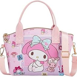 Girls Cartoon Sling Handbag, Stylish Mini Crossbody Shoulder Bag with Zipper Closure, Perfect for Kids Travel and School Size 24x17cm-picture-51