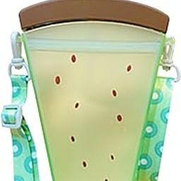 ATORSE Water Bottle with Straw Girls 320ml Drinking Bottle for Travel Biking Street Green-image-70