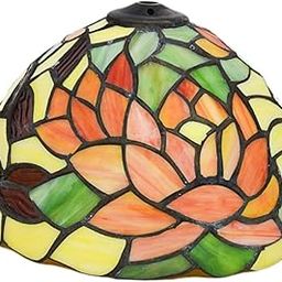BNF®Glass Lamp Shade Sturdy Replacement Chandelier Shade for Cafe Bedroom Office A|Home & Garden | Lamps, Lighting & Ceiling Fans |1x Lamp Shade-image-59