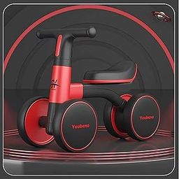 Kids Balance Car Mini Ride On, Manual Push Bike for 12-36 Months, Sturdy Balance Car for 1 Year Old, Perfect as First or Birthday Gift (RED)-image-11
