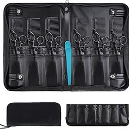 Hair Shear Scissors Bag Holder,Hair Stylist Scissor Holder Pouch Cases for Hairdressers,Scissor Cases for Hairstylists Foldable Comb and Scissors Holder Shear Cases for Hairstylists-image-14
