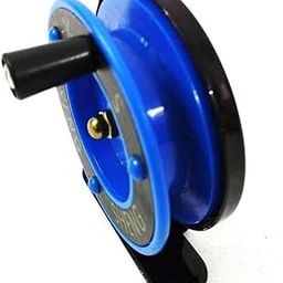 Spinning Fishing Reel Heavy Duty Fiber Fly Wheel | Left Grip Type Interchangeable Metal Shaft Handle Smooth 3 Gear Ratio | Fishing Reel Blue-picture-29