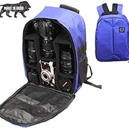 Brain Freezer DSLR/SLR Backpack Camera Bag, Lens Accessories Carry Case Compatible with Nikon, Canon, Olympus, Pentax Navy Blue-picture-17
