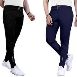 Men's Cotton Blend Night Pants with Elastic Waistband & Zipper Pockets ? Soft, Breathable & Stretchable Sleepwear**-42