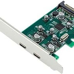 Gitru USB Type C PCI-E Card 2 Port HUB USB-C PCIE Express Controller USB 3.1 Adapter-18