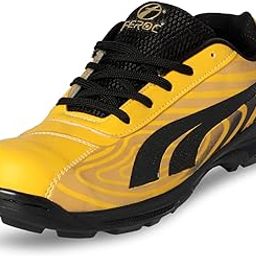Feroc Zoya Yellow Cricket Shoes-image-67