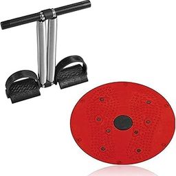 GJSHOP Combo Tummy Trimmer and Twister Combo Abs Exercise Double Spring Fitness Equipment for Abs Exercise Abdominal Home Gym -Men & Women-4