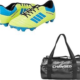 Sports Bag Adena Black with Gowin Football Shoe Destroyer Cyan Size-4-image-65