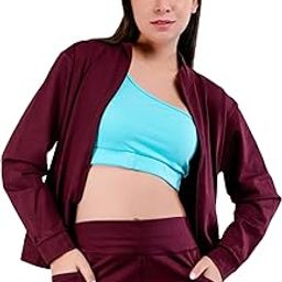 Premium Tights High Waist Stretchable Gym Jacket Gym wear/Active Wear Yoga Jacket Zumba/Dance Womens Workout Gym Set-image-66
