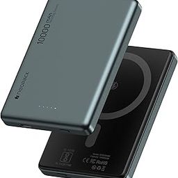 Neopack Velocity 10000 mAh Magnetic Power Bank with MagSafe Compatible Wireless Charging @ 15W & Type C @ 20W (Space Grey)-image-85