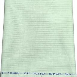 Premium Unstitched 100% Pure Cotton Soft Finishing With Unic Lining Design Shirt Fabric Cloth Piece For Men's(1.60 Meter Length 58 Inch Width)-image-83