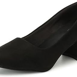 Women Solid Pumps Heels for Office, Party and Formal Occasions-image-1