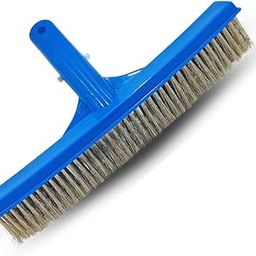 10 Inch Heavy Duty Algae Brush for Swimming Pool Cleaning, Stainless Steel Bristles, Removes Tough Algae from Pool Walls & Floors-picture-10