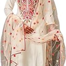 Women's Embroidered Cotton Kurta Set: This Elegant Ensemble for Special & Casual Wear, Includes a Straight Kurta, Pants & Dupatta - a Perfect Blend of Style & Comfort-image-35