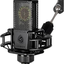 Lewitt LCT 440 Pure Single-Pattern 1" XLR Unidirectional Large Diaphragm Studio Condenser Microphone (Black)-26