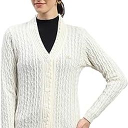 Womens Self Design V Neck Full Sleeves Cardigan (1243527VN)-image-56