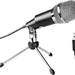 Fifine K668 USB Microphone - Plug and Play Home Studio USB Condenser Microphone for Skype, Recordings for YouTube and Gaming-image-50